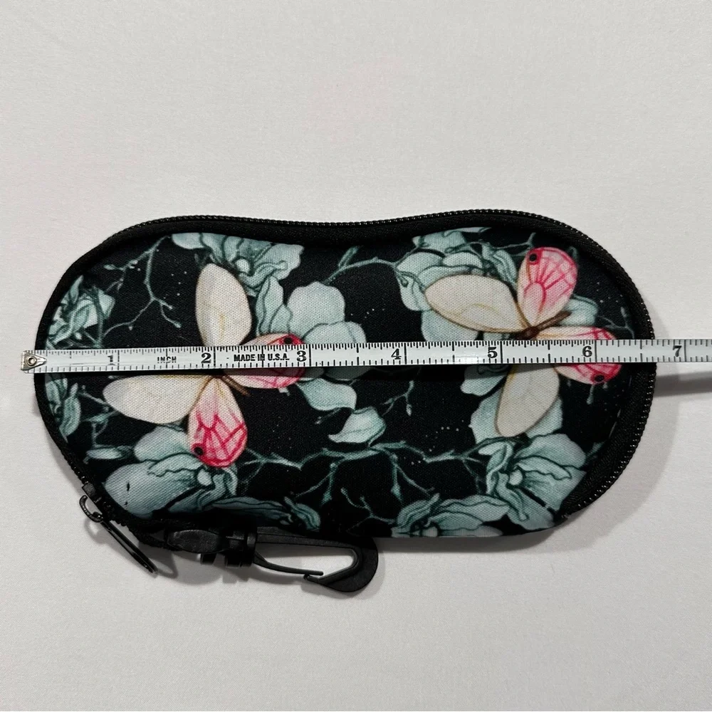 Soft Glasses Case with Butterfly Print